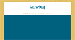 Desktop Screenshot of marieolief.nl