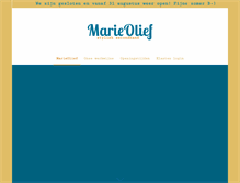 Tablet Screenshot of marieolief.nl